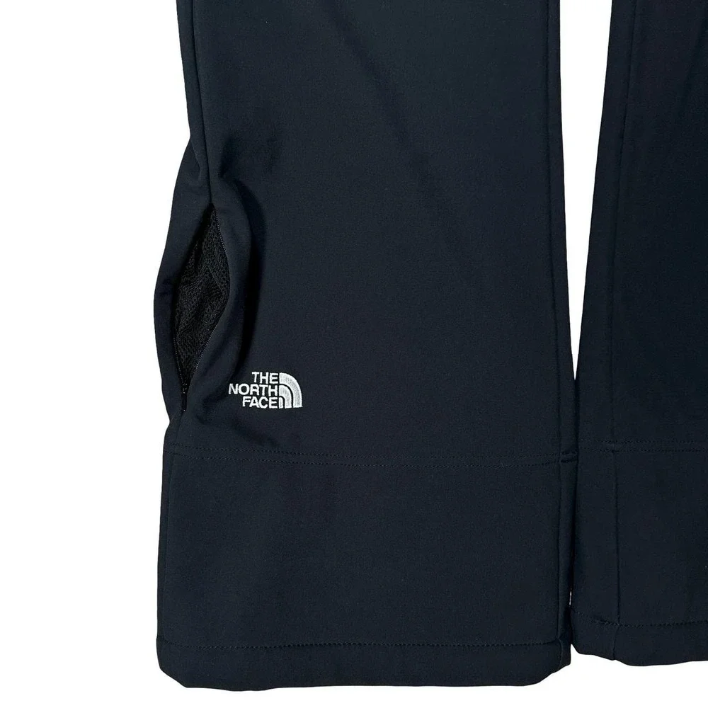 The North Face Apex STH Black Ski Pants Women L Regular Stretch Fleece Softshell